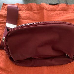 NEW With Tags, Lululemon Everywhere Belt Bag Maroon Burgundy Red Merlot